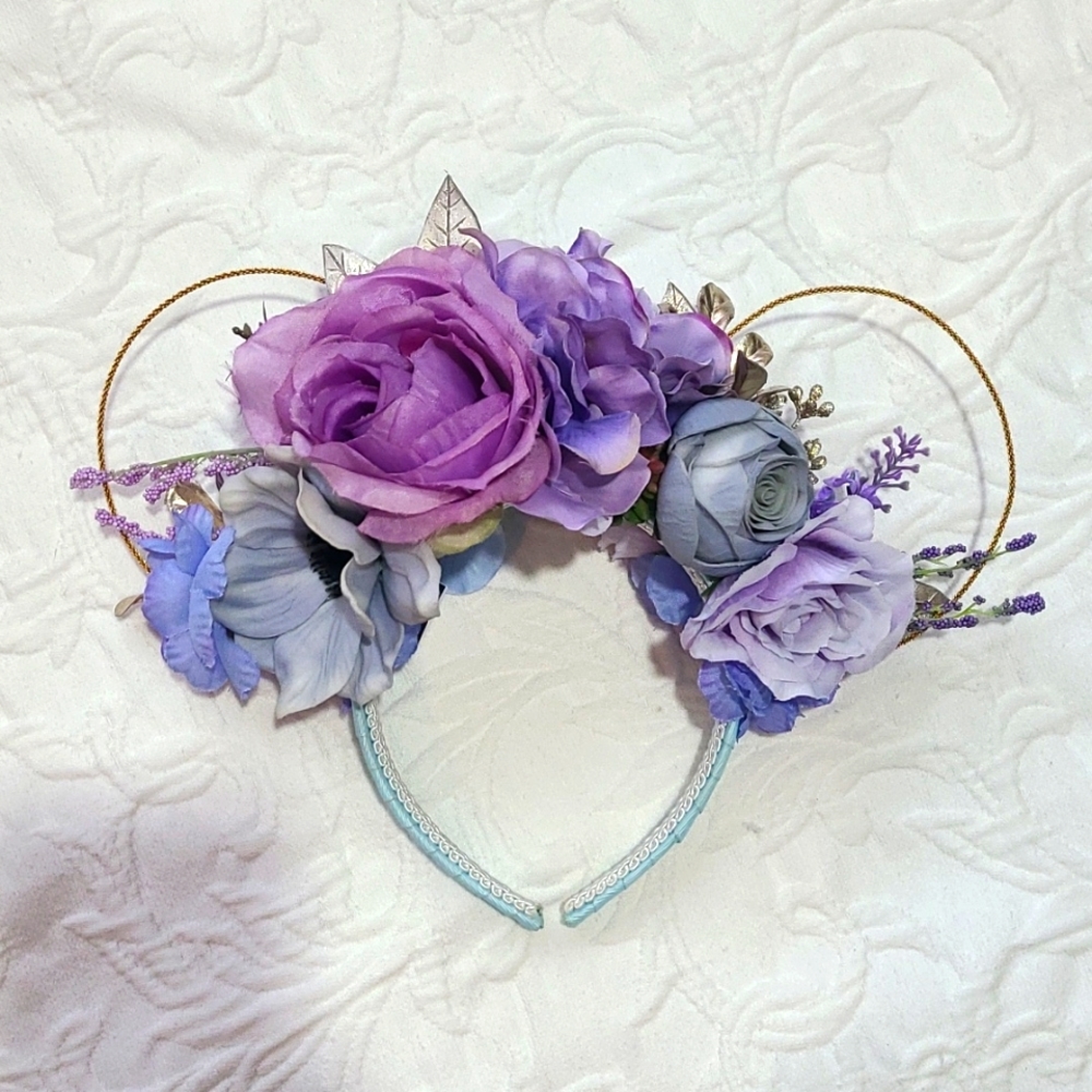 Floral Mickey Ears Wire